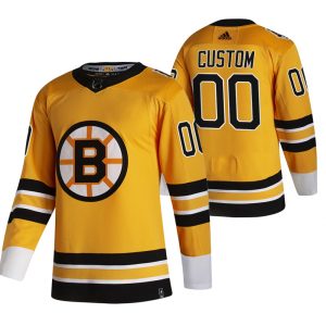 Boston Bruins Drakter Custom 2021 Reverse Retro Authentic Gold
